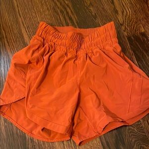 Women's Orange Shorts